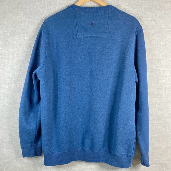 G.H.Bass Men’s Blue Crewneck Sweatshirt Size Large - Picture 8 of 8